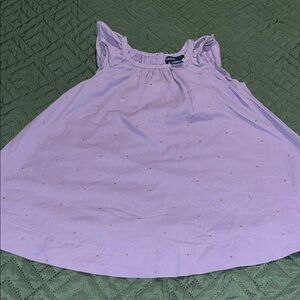 GAP Purple Baby Dress with Gold Dots